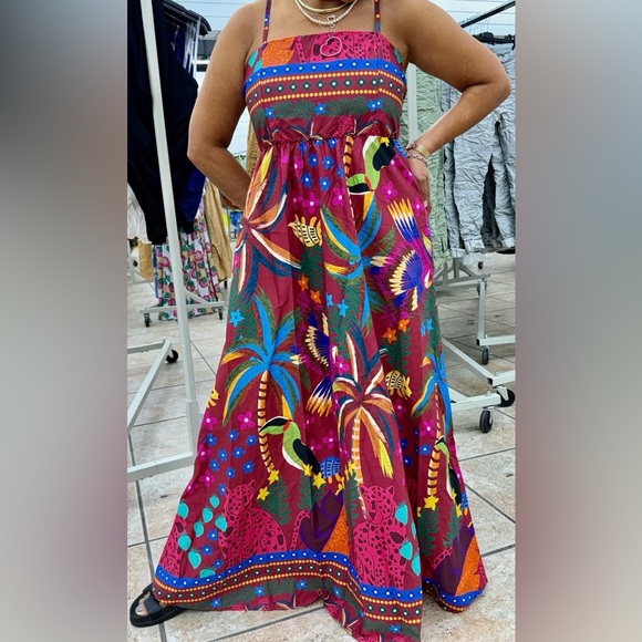 Made in Italy Cotton Maxi Dress - Picture 5 of 6